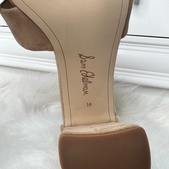 New Women’s Sam Edelman Yancy Ankle Strap Heel Sandals Size 10 - Picture 9 of 9